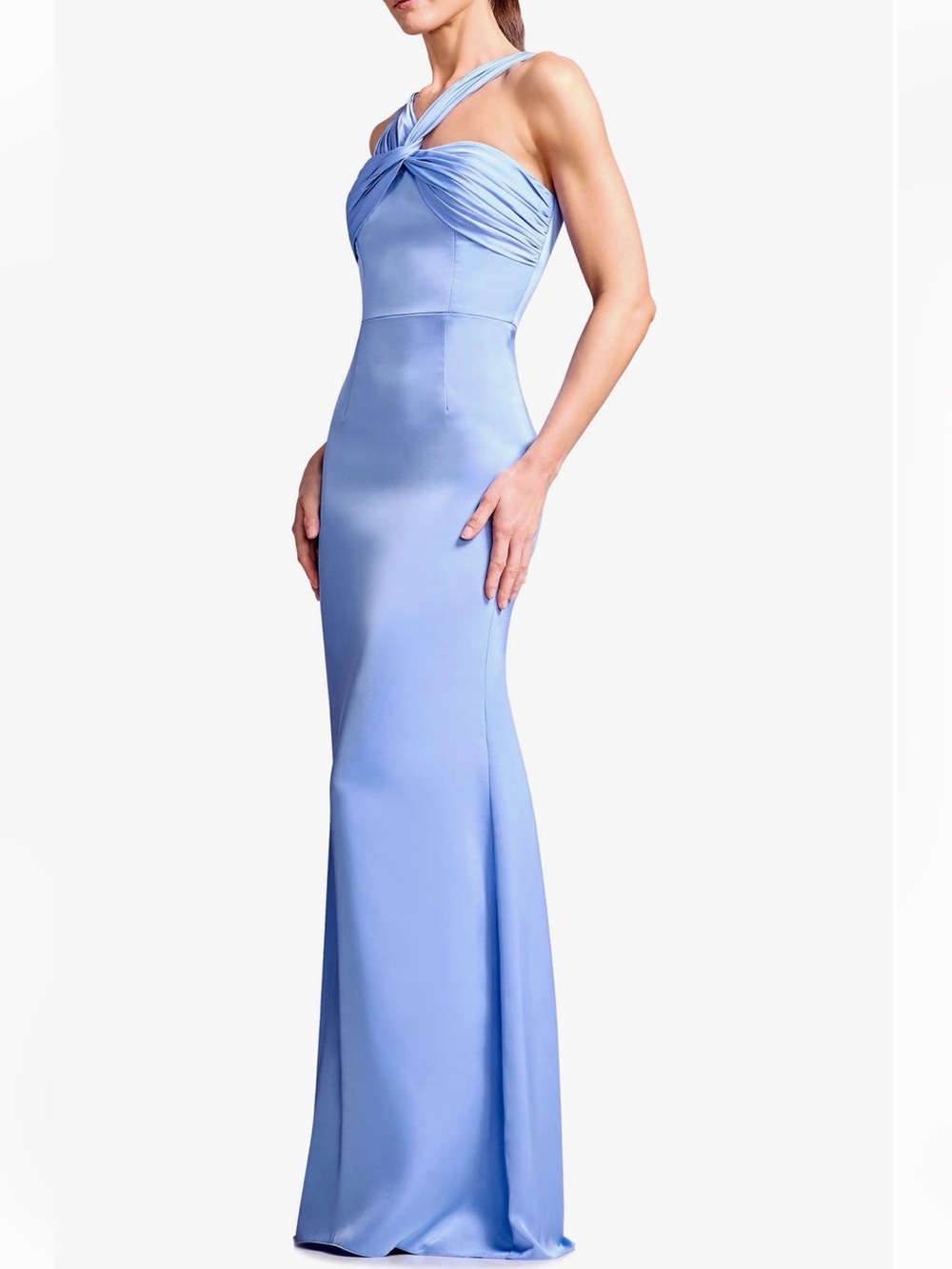 Dress The Population Rosalia Sleeveless Satin Gown